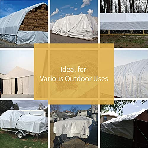 Bâche imperméable pour extérieur de 4x6 m avec œillets anti-UV