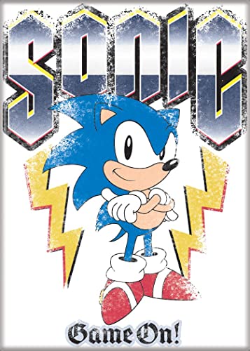 Ata-Boy Sonic The Hedgehog imán rectangular 2.5 x 3.5 pulg. miniatura 1
