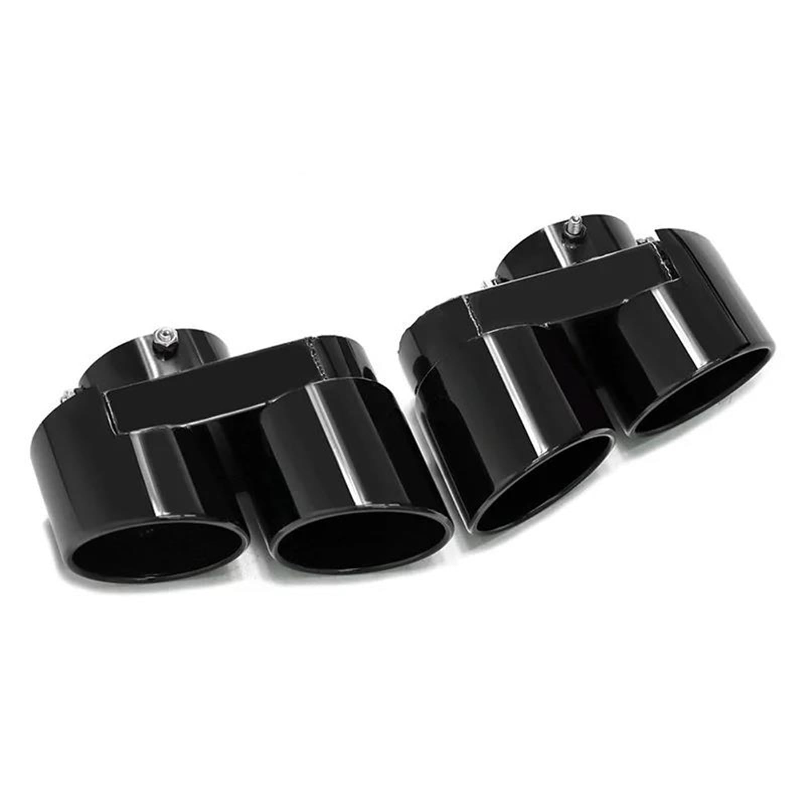 Tail Pipe 1Pair Exhaust Tip Muffler For BMW X5 G05 X6 G06 X7 G07 2019+ Tailpipe System Nozzle End Exhaust Pipe(Black)