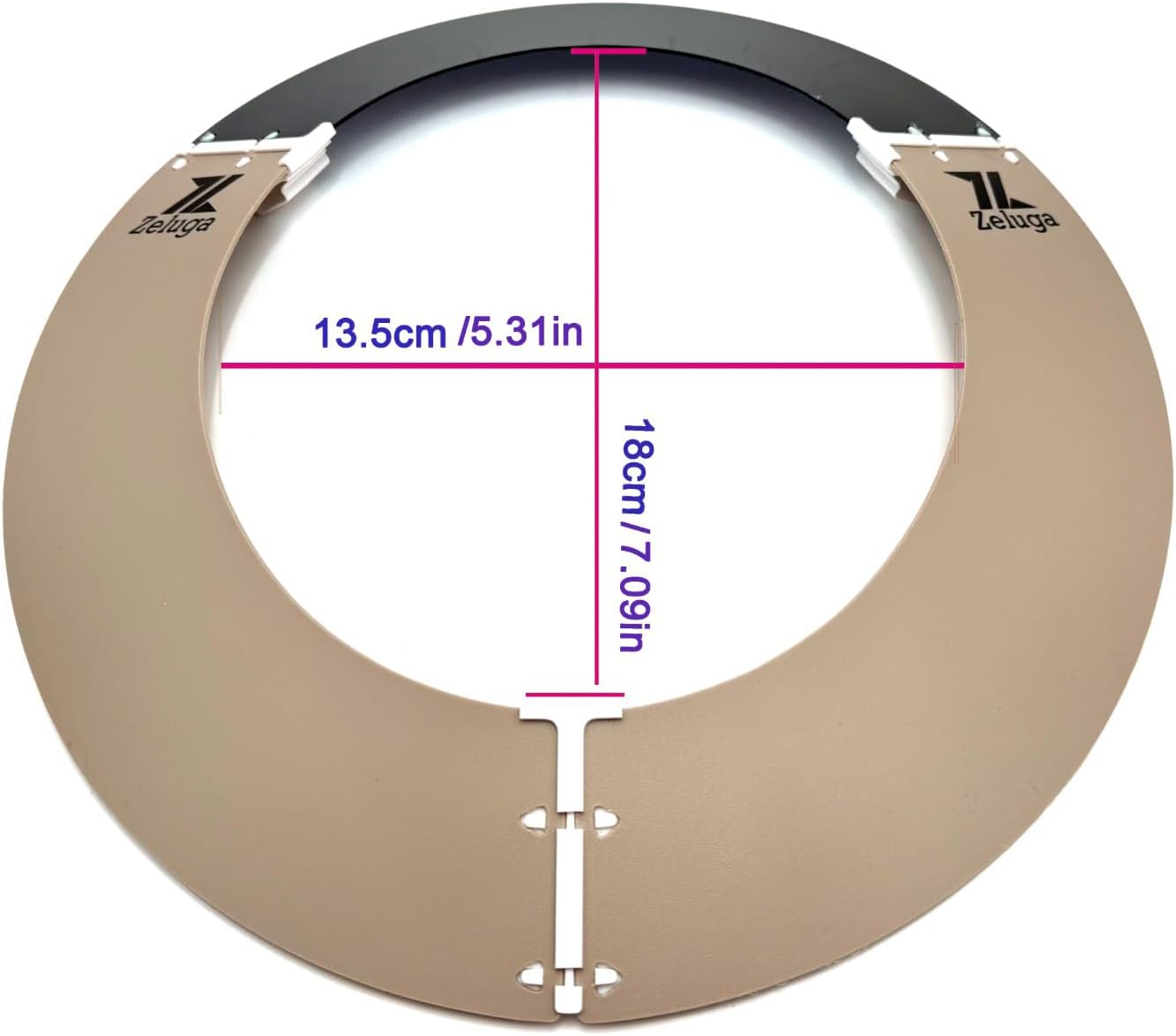 Zeluga Professional Hard Hat Sun Shade Visor - Reusable and Replaceable Visor with Sun & Heat Protection, Hard Hat Attachment