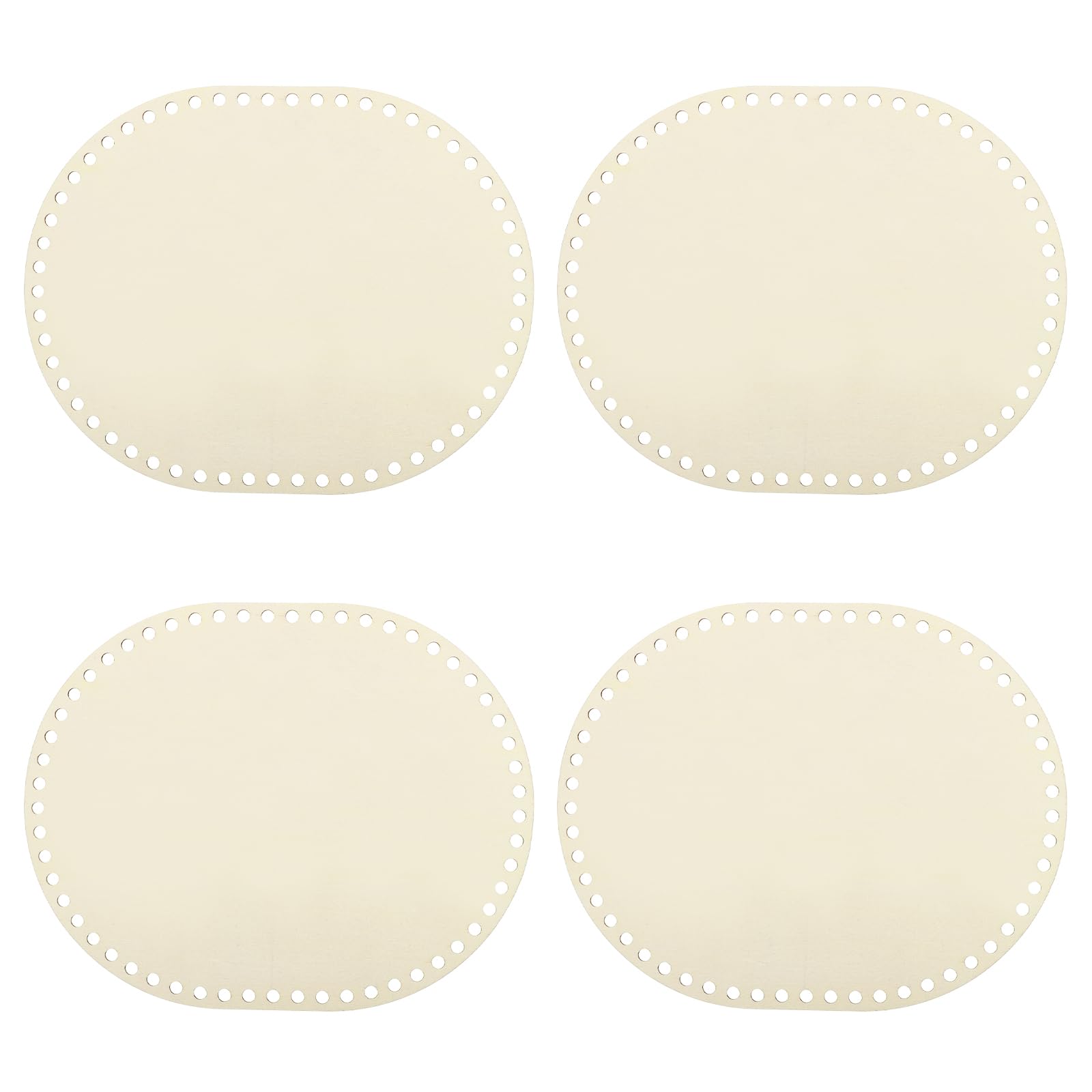Panier ovale vierge en bois naturel pour organiser votre décoration