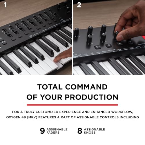 M-AUDIO Store M-Audio Oxygen 49 V 49 Key USB MIDI Keyboard Controller - Image 6