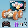 51a7qfpv2yl - Remote-Control-Car-Stunt-RC-Car, New Upgraded 2.4Ghz 4WD Double-Sided 360° Rotating RC Crawler with Headlights & Wheel Lights, RC Truck Toy Cars Gift for Kids Boys and Girls Aged 6-12