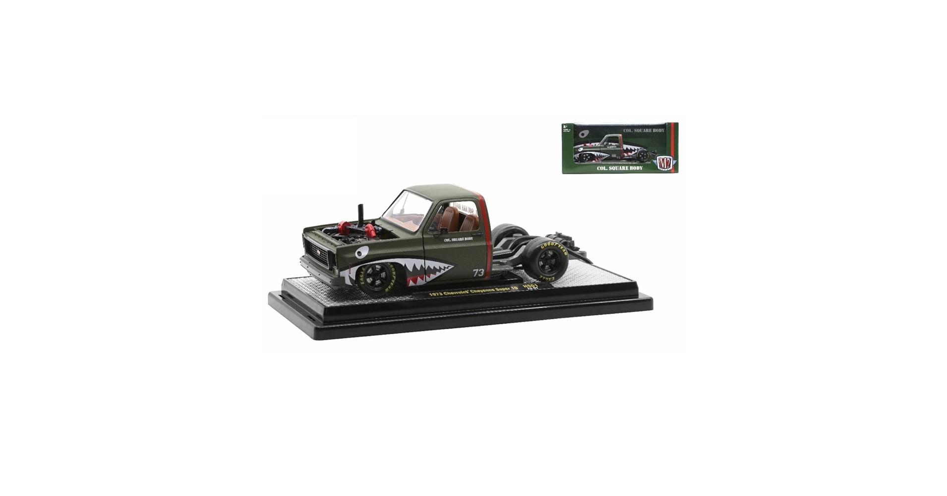 Amazon.com: 1:24 Scale Diecast Model Car for 1973 Chevy