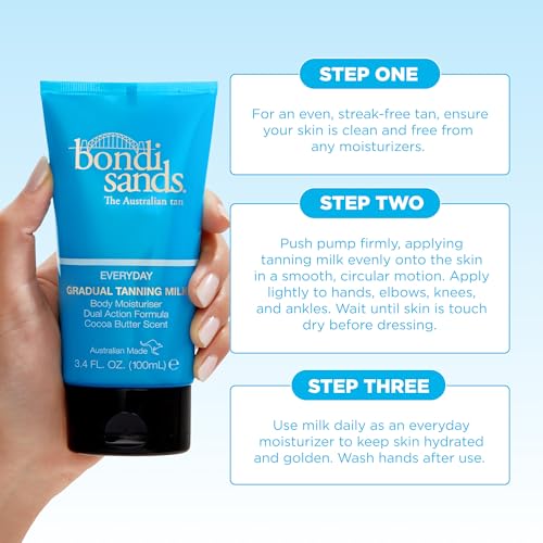 Image of Bondi Sands Everyday Gradual Tanning Milk | Long-Lasting, Tanning Body Moisturizer Enriched With Aloe Vera and Vitamin E for Glowing Skin