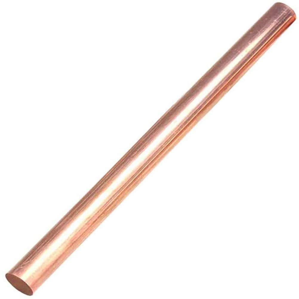T2 Kupfer Rundstab Massiv Reines Sticks Stab Rundstangen Solide Kupferstange Kupferstäbe Round Rods Cu Length:150mm/5.9inch,35mm*150mm