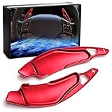 iJDMTOY JDM Sports Red Aluminum Large Paddle Extensions Kit Compatible with Lexus 2006-2013 2nd Gen IS250 IS350 is-F