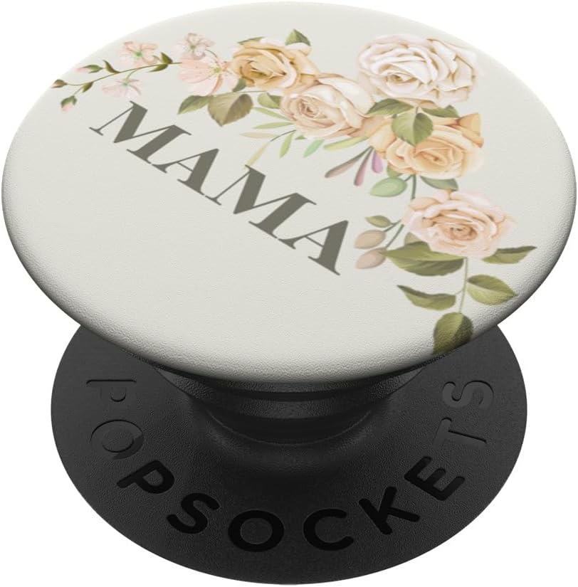 Cute flowery Mama Bloom PopSockets MagSafe PopGrip for iPhone