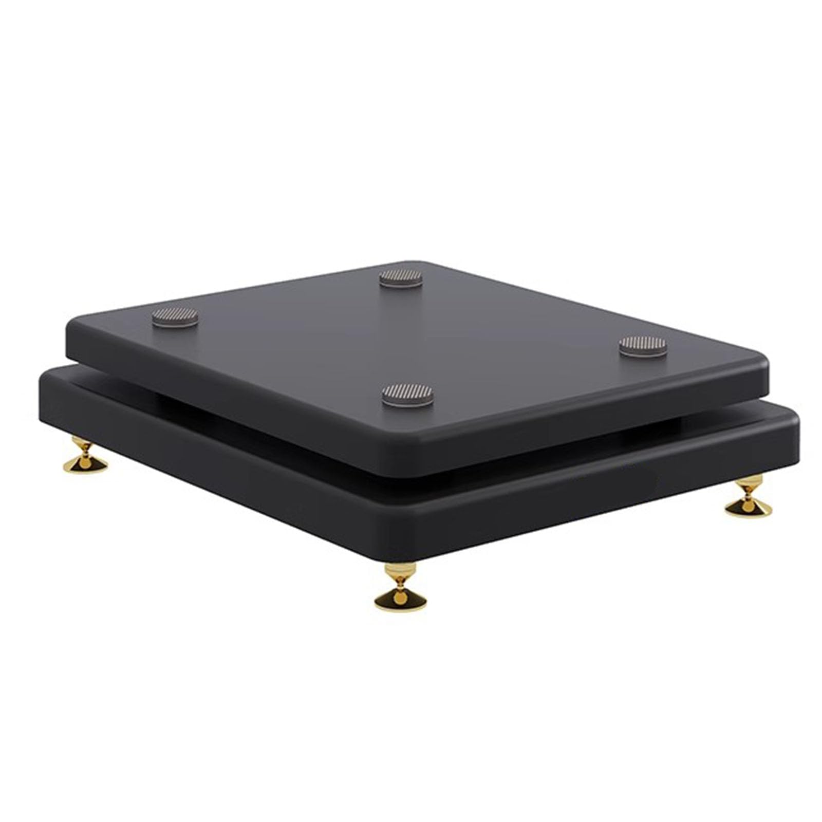 Soporte de altavoz de pie con aislamiento de subwoofer y base fija de cobre para monitor de estudio y altavoces