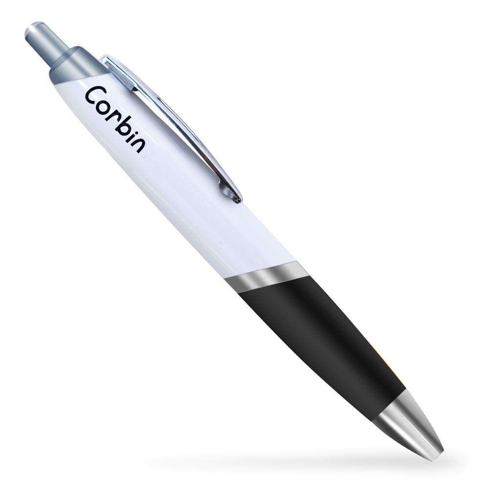 Destination Vinyl LtdName - CORBIN - Black Ballpoint Pen #213470