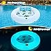 Inflatable Tanning Pool Lounger Float for Adults, Solar Giant Suntan Tub Pool Floats with Lights, Extra Large Round Sunbathing Pool Raft Lounge Floaties Tanning Bed for Backyard, Swimming Pool, Lake