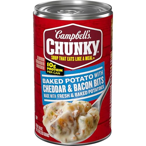 Campbell’s Chunky Soup, Baked Potato with Cheddar and Bacon Bits