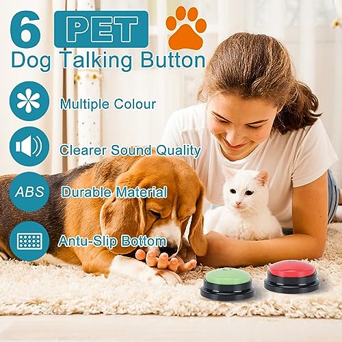 Dog Talking Button Set Accessories and Stickers