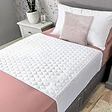 Hygge Sheets®️ Bamboo Organic Incontinence Bed Sheets for Adults & Kids | Single Beds | 100% Waterproof Bed Wetting Sheets | Bed Protectors for Incontinence | Reusable and Washable Bed Pad | UK Brand
