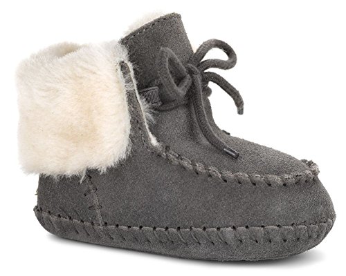 UGG Kids Baby Girl's Sparrow (Infant/Toddler) Grey Boot SM (US 2-3 Infant) M