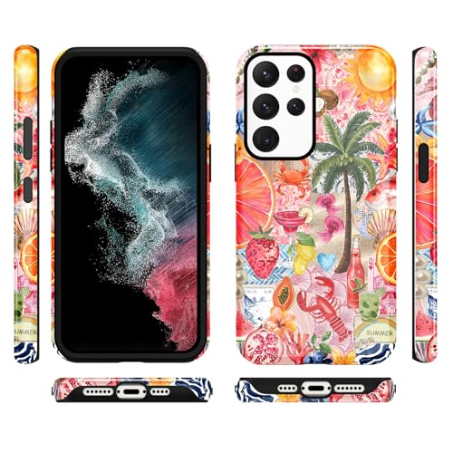 Coque rigide souple Samsung S24 Ultra motif fruits pour éviter les rayures - 5