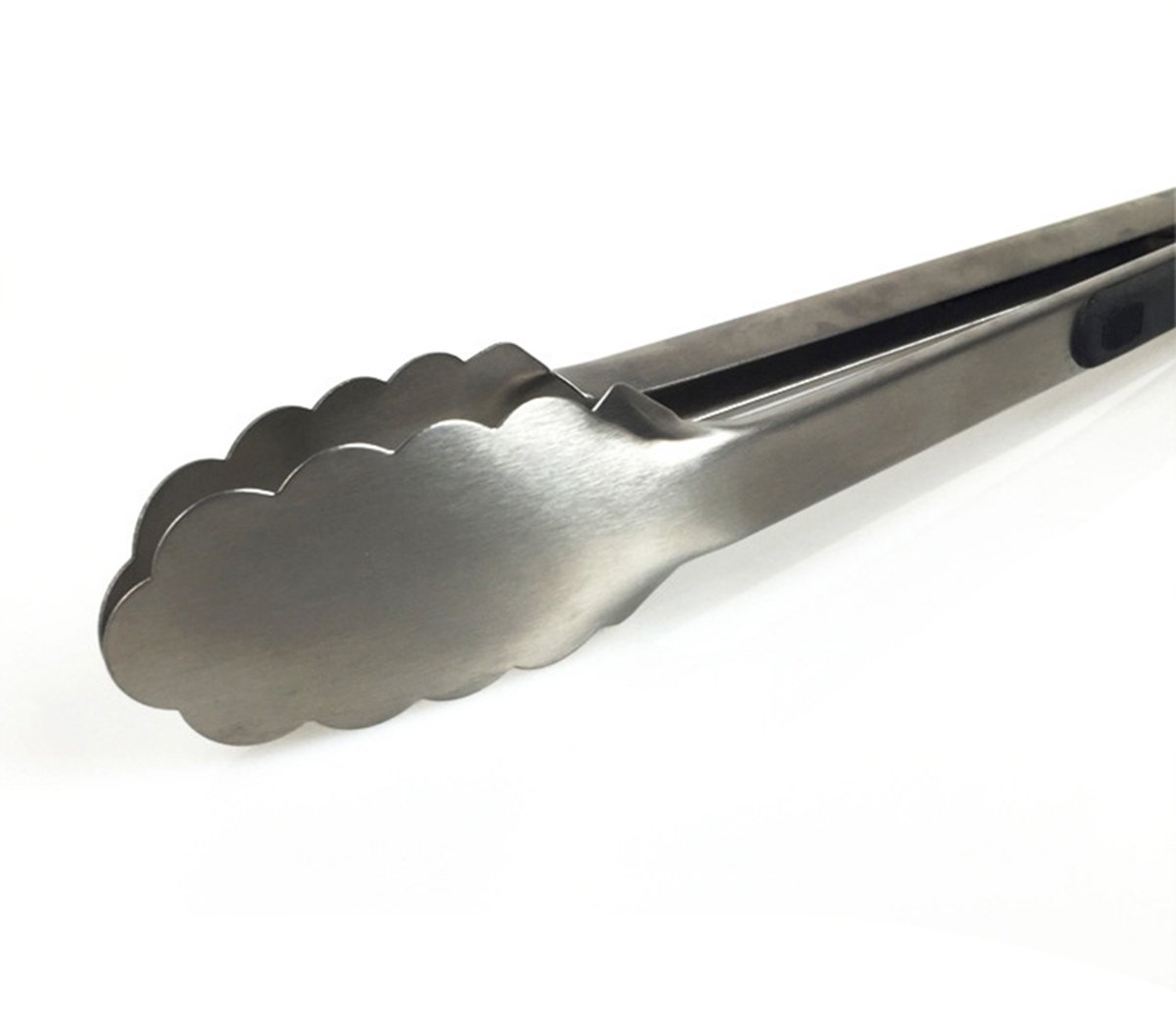 ACiyD Pinzas para Alimentos de 12 Pulgadas, Pinzas para Barbacoa de Acero Inoxidable, Utensilios para Barbacoa, bistec