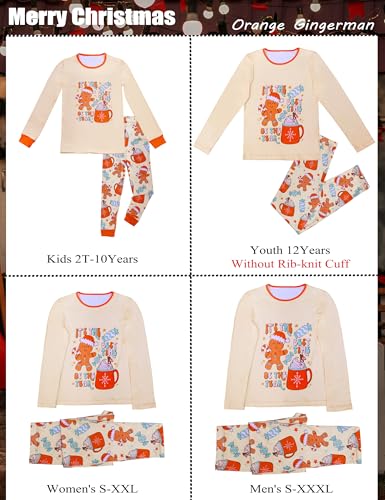 SUNNYBUY Christmas Pajamas Matching Sets, Holiday Family PJS Xmas Jammies for Couples2