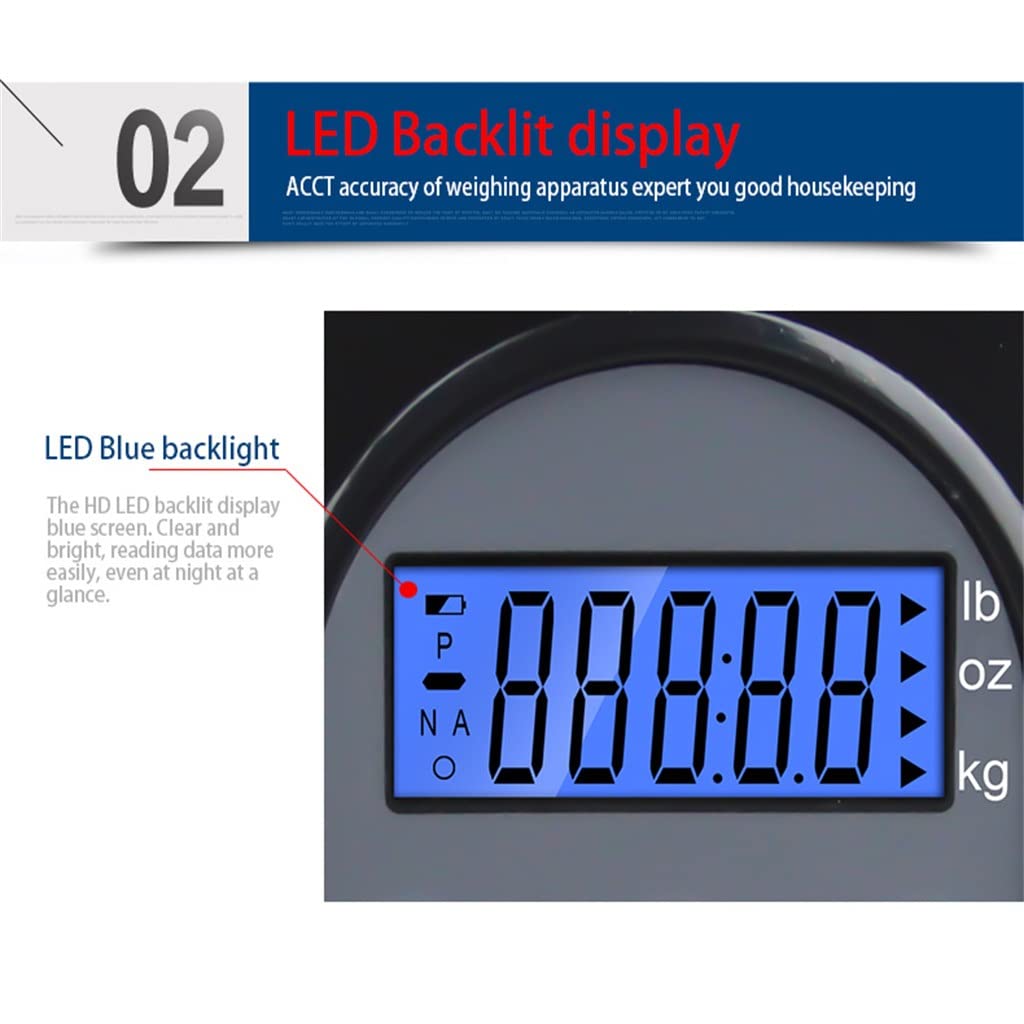 JFDBGU 300kg Electronic Luggage Scale Digital Weight Fishing Balance Pocket Hook Hanging Crane Scales