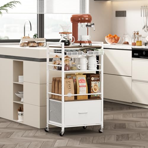 Lurgno 5 Tier Coffee Bar Cabinet