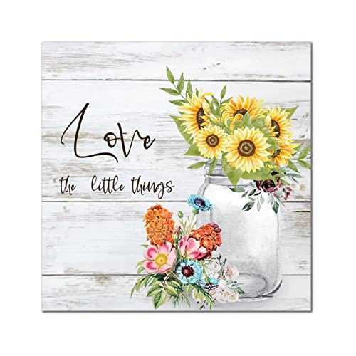 Décoration murale originale en bois avec motif de tournesol, cadeau idéal de crémaillère