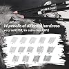 Professional Triangular Drawing Sketching Pencil Set,6H,4H,2H,H,HB,F,B,2B,3B,4B,6B,8B,10B,12B Graphite Shading Pencils Gift for Beginners,ProArtists,Drawing,Drafting,Sketching,Shading(14 Pcs)
