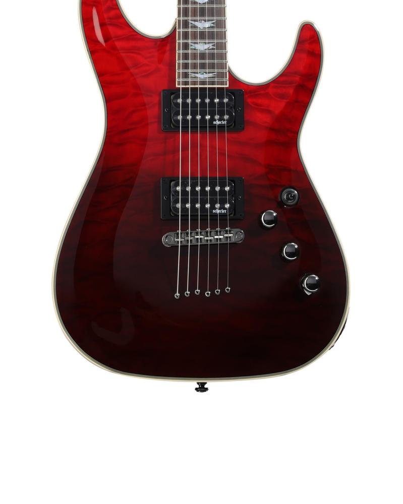 Schecter ワインレッド エレキギター Amazon.com: Schecter Hellraiser C-1 - Black Cherry : Musical