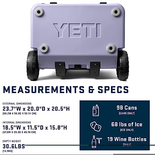 Image of YETI Roadie 60 Wheeled Cooler with Retractable Periscope Handle
