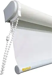 Bekaflex, Cortina Persiana Rolon Tela Solar branco bege preto cinza para portas e janelas de quarto sala cozinha escritório varanda decoração elegante para casa - Bekaflex (Branco, 1,20 L X 1,20 A)