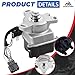 EVERESTWAY Ignition Distributor Compatible for 1992-1995 Honda Accord Prelude 2.2L L4 Cap and Rotor kit Replacement 30100P12A01 TD52U TD59U
