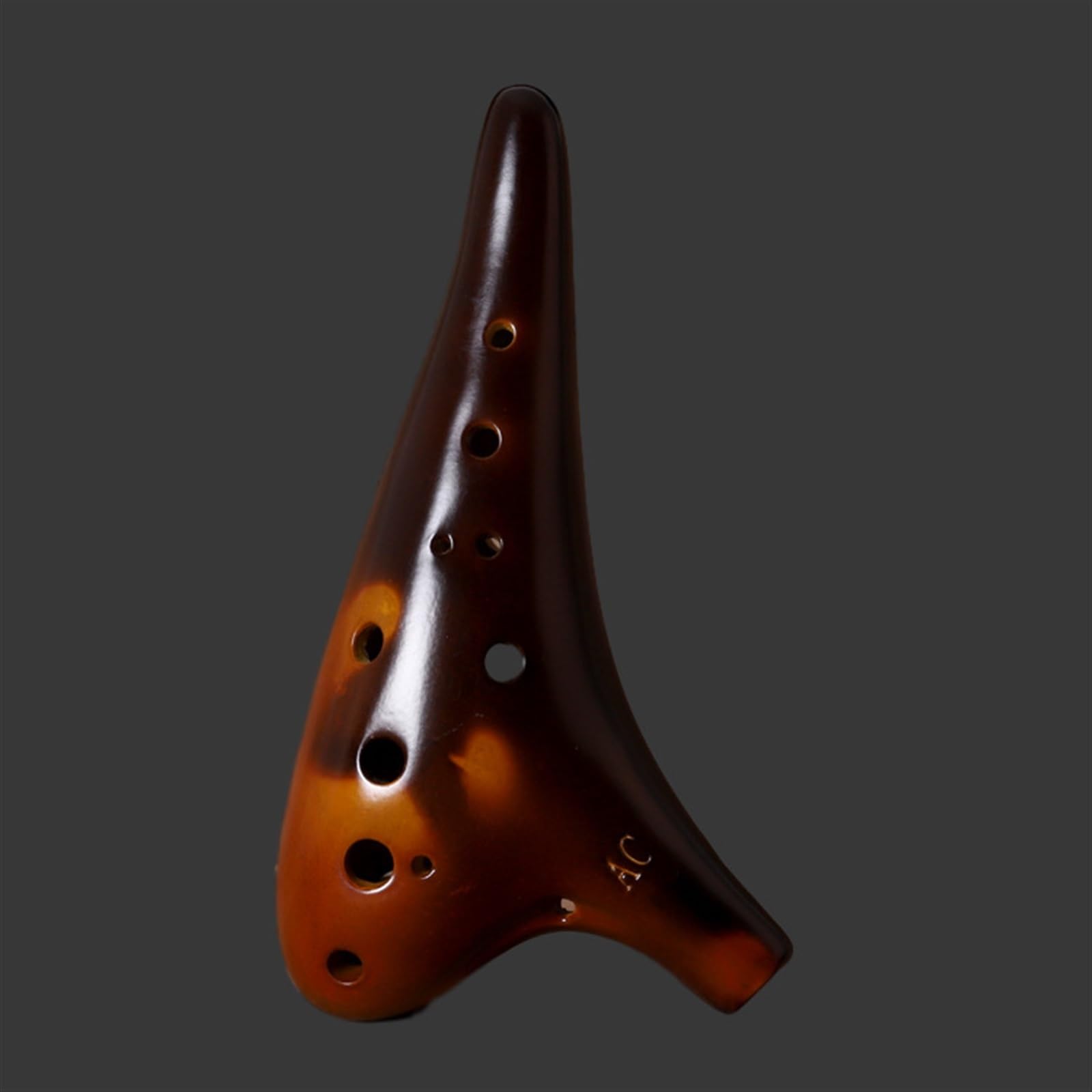 Strumento Musicale Ocarina Giallo A Dodici Fori Tasto C Alto Ocarina Di Produzione AC