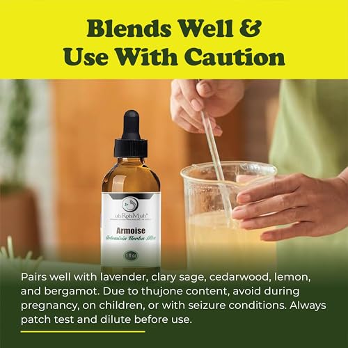 Aceite Esencial de Armoise – Mugwort Puro 1 Fl Oz miniatura 5