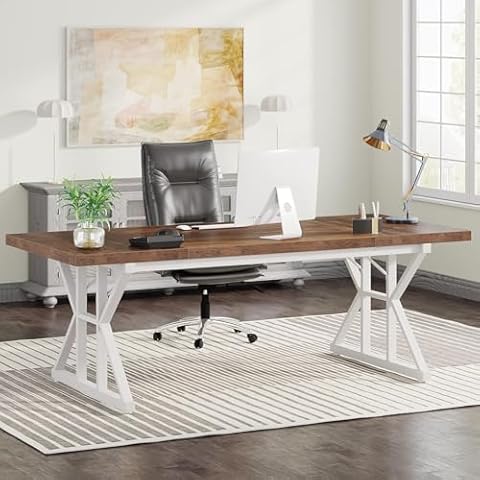 Tribesigns 63 Inch Modern Executive Desk Cover