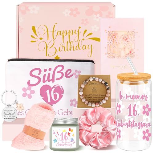 Splendest Geschenke für 16 jährige Mädchen – 16. Geburtstag Mädchen, Geschenkset zum 16. Geburtstag für Tochter, Nichte, Enkeltochter, Schwester oder Freundin