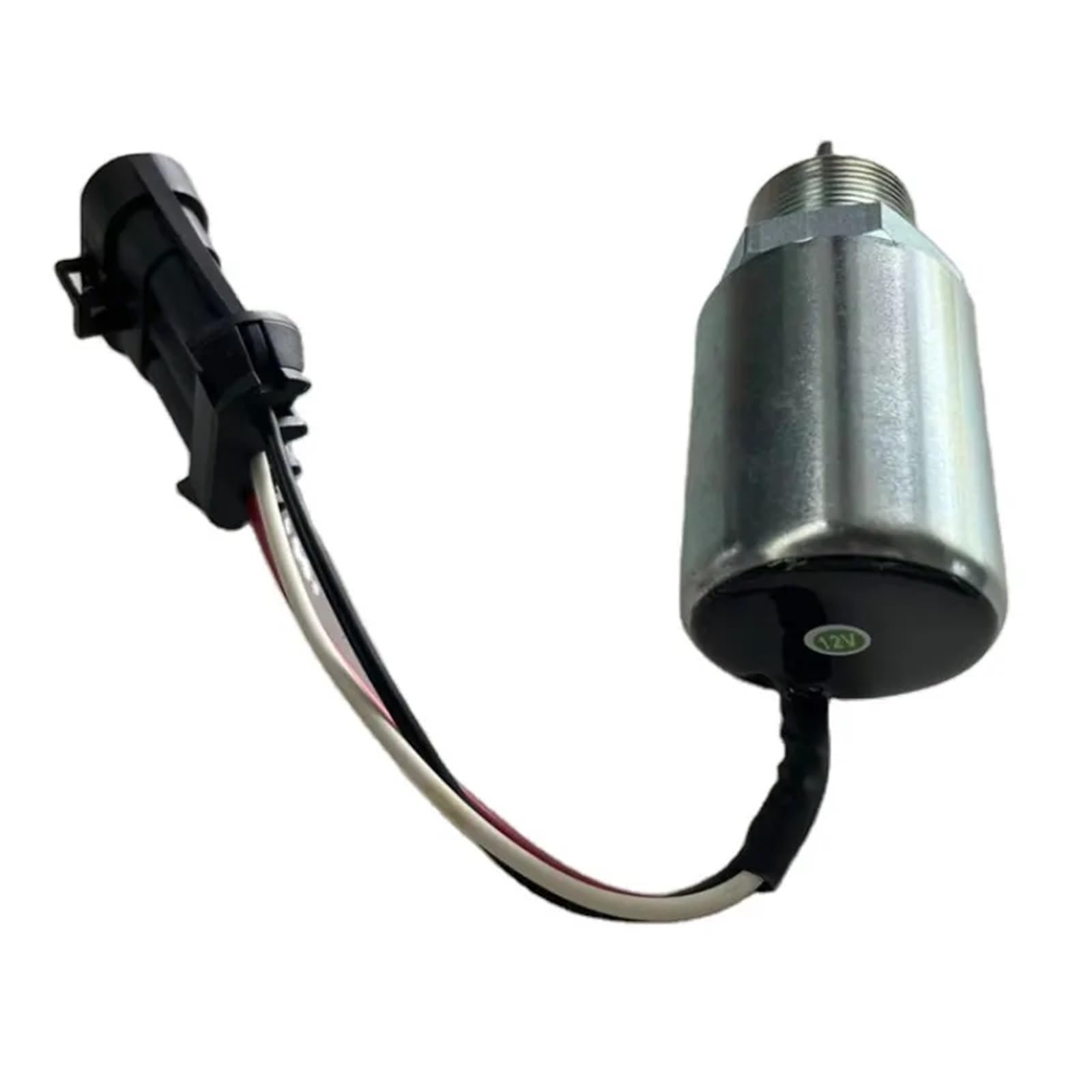 Solenoide de corte de combustible Solenoide de parada de combustible de 12 V 1751ES-12B2UC4, compatible con Mitsubishi L3E, L3E2, L3A y L3C.