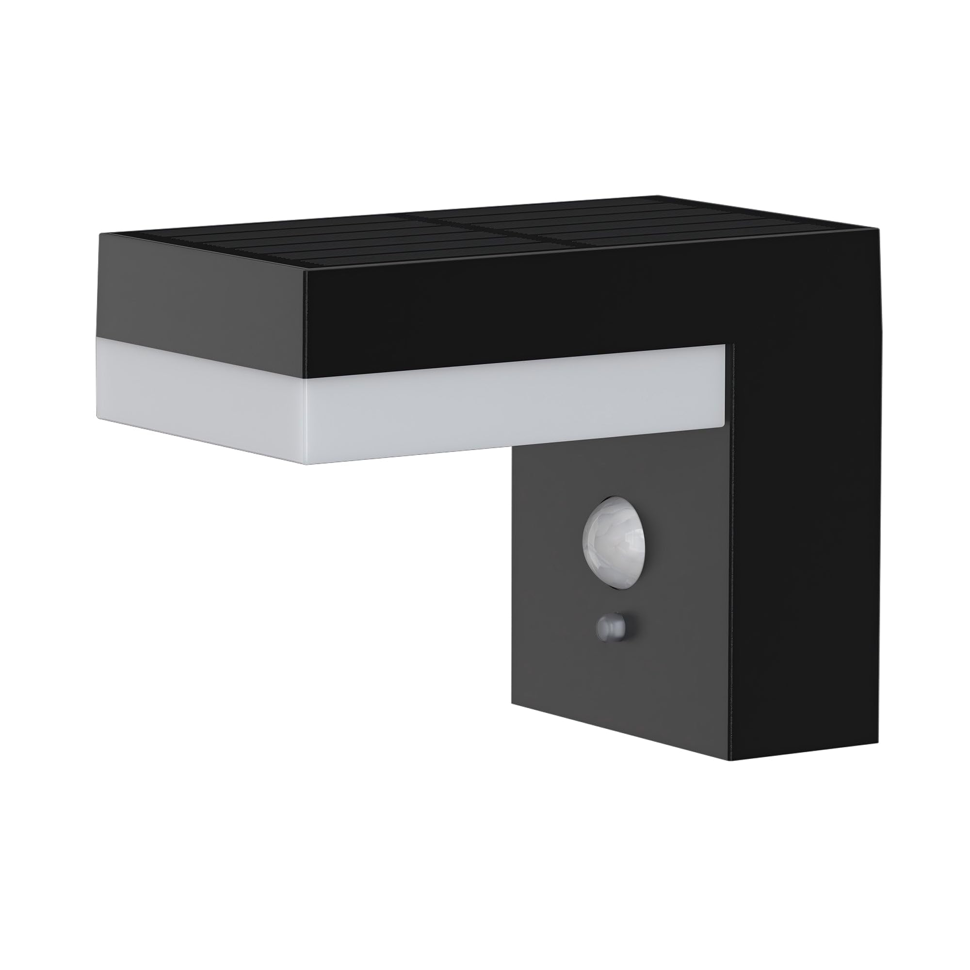Lumisky Lámpara de pared solar LED blanca cálida con sensor de movimiento CENOVA WALL H12,5 cm