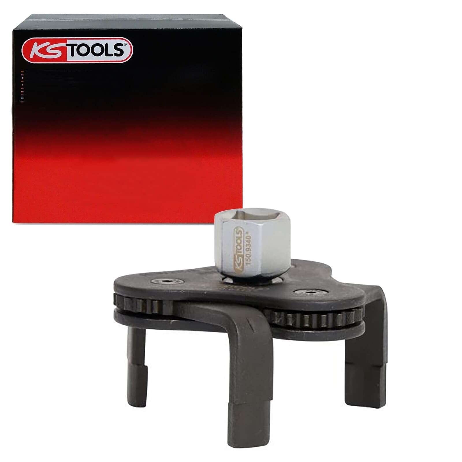 Clé à filtre à huile KS Tools réglable de 62 à 102 mm pour entretien mécanique auto