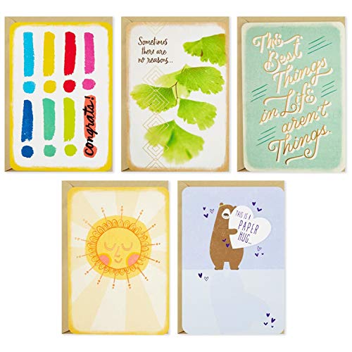 Hallmark Assorted Just Because Cards Organized in Storage Box, Box of 10 Greeting Cards - Thumbnail 2