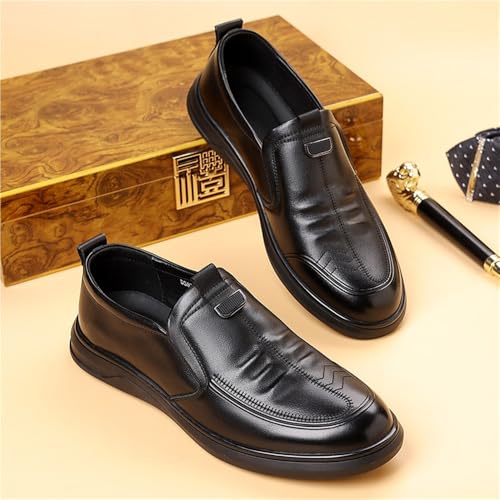 Men's Genuine Leather Slip-On Shoes Spring Arrival Casual Business Loafers for Men Soft Sole Driving Shoes3