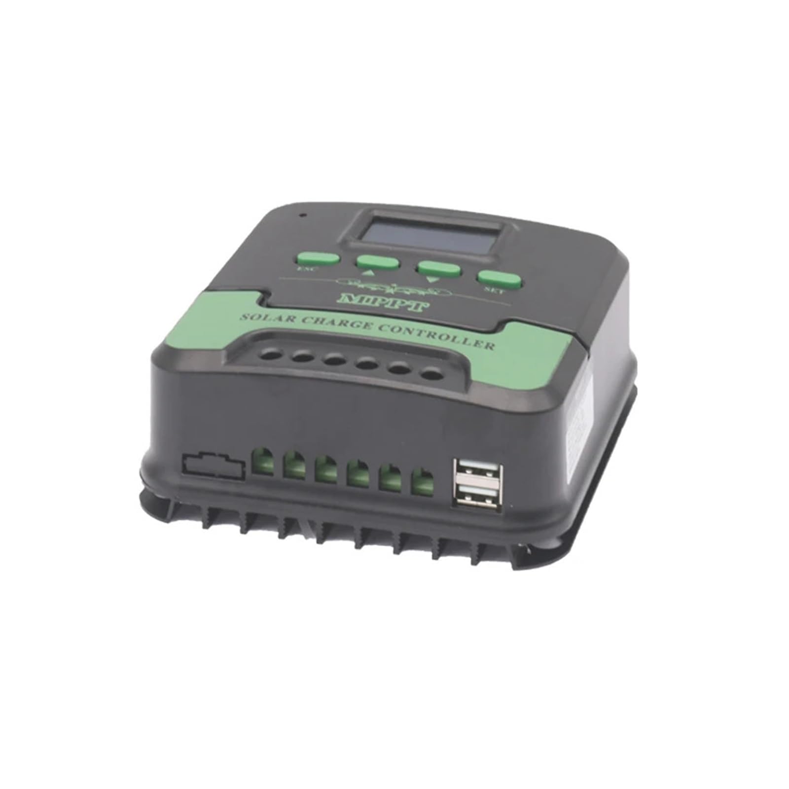 Regolatore di Carica Pannello Solare, Regolatore di Carica Solare MPPT 10A 20A 12V24V Display LCD Automatico Regolatore del Pannello Solare Caricabatteria for Uso Domestico del Solare(10A)