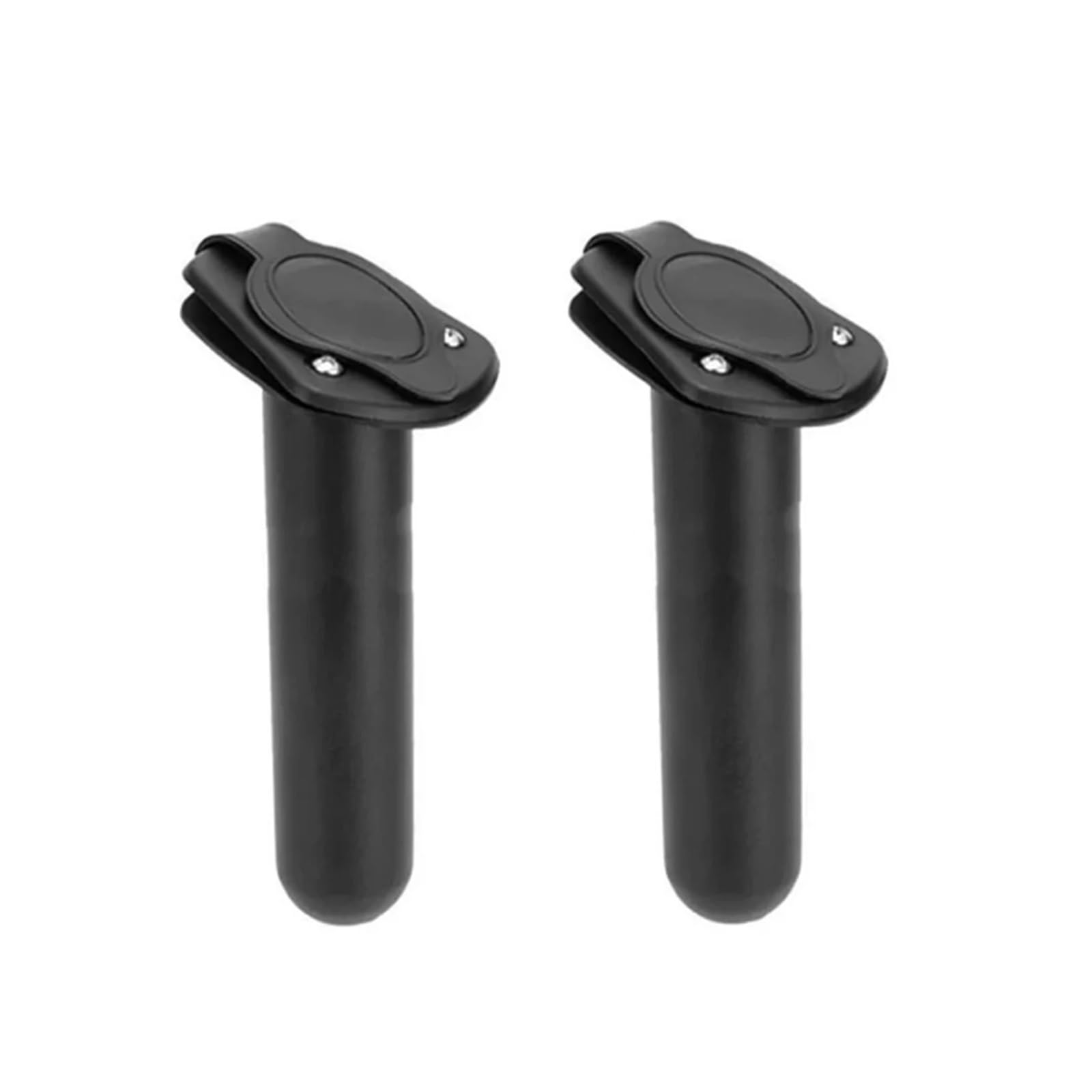 XCTDSVAH Fishing Rod Holders For Boat 2/4 PCS Kayak Fishing Rod Holders with Cap Cover Plastic Flush Mount Holder Gasket Boat Tackle Accessory(2pcs)