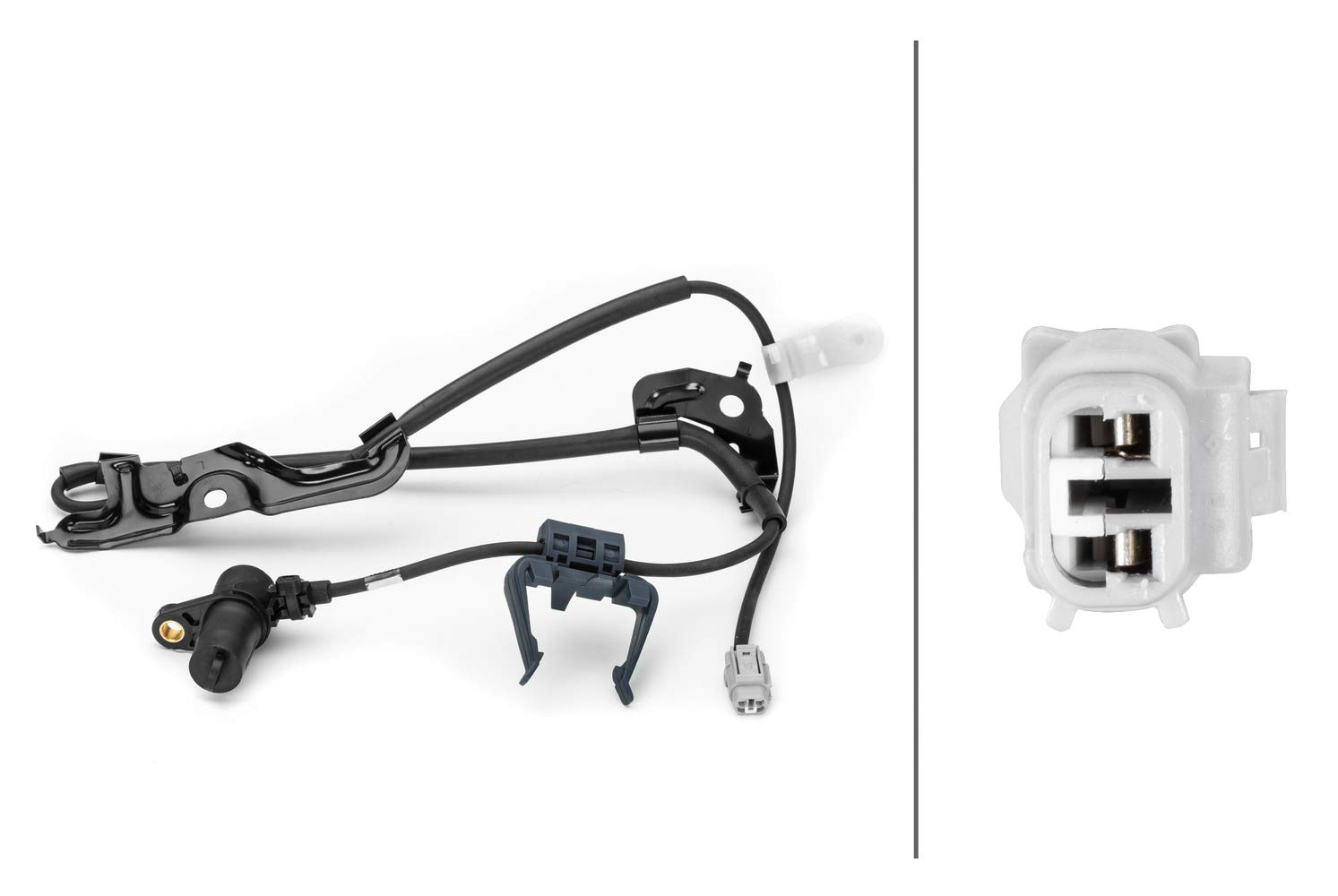 HELLA 6PT 014 494-671 Sensore, Temperatura gas scarico, 2a... poli, avvitato, Cavo 920mm | Compatibile con: VW GOLF VI, GOLF VI Van