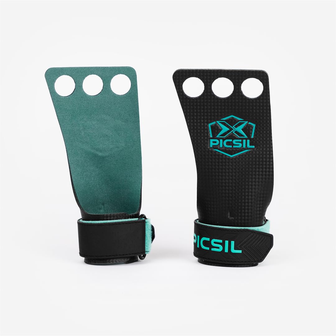 PICSIL Falcon Grips 3 agujeros - Fibra de carbono, para uso con tiza