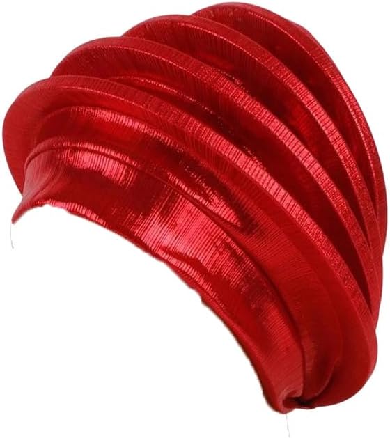Women Elegant Spiral Beret for Lady Headwrap Female Berets Turban Hat Nigeria Wedding Party Headwear