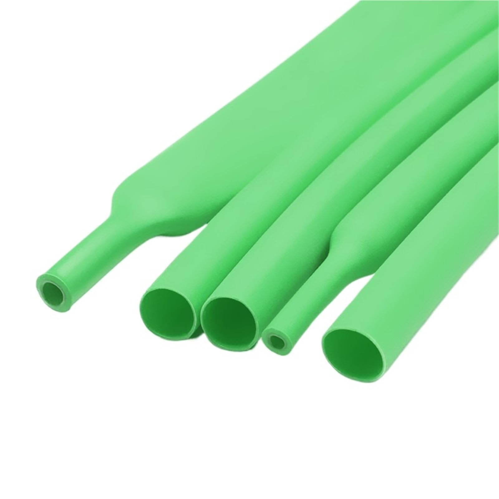 Tubo termorretráctil con pegamento, 10/50/100 m, 3:1, tubo termorretráctil, doble pared, revestido con adhesivo, 2,4-25,4 mm(Green,3.2mm,50m)