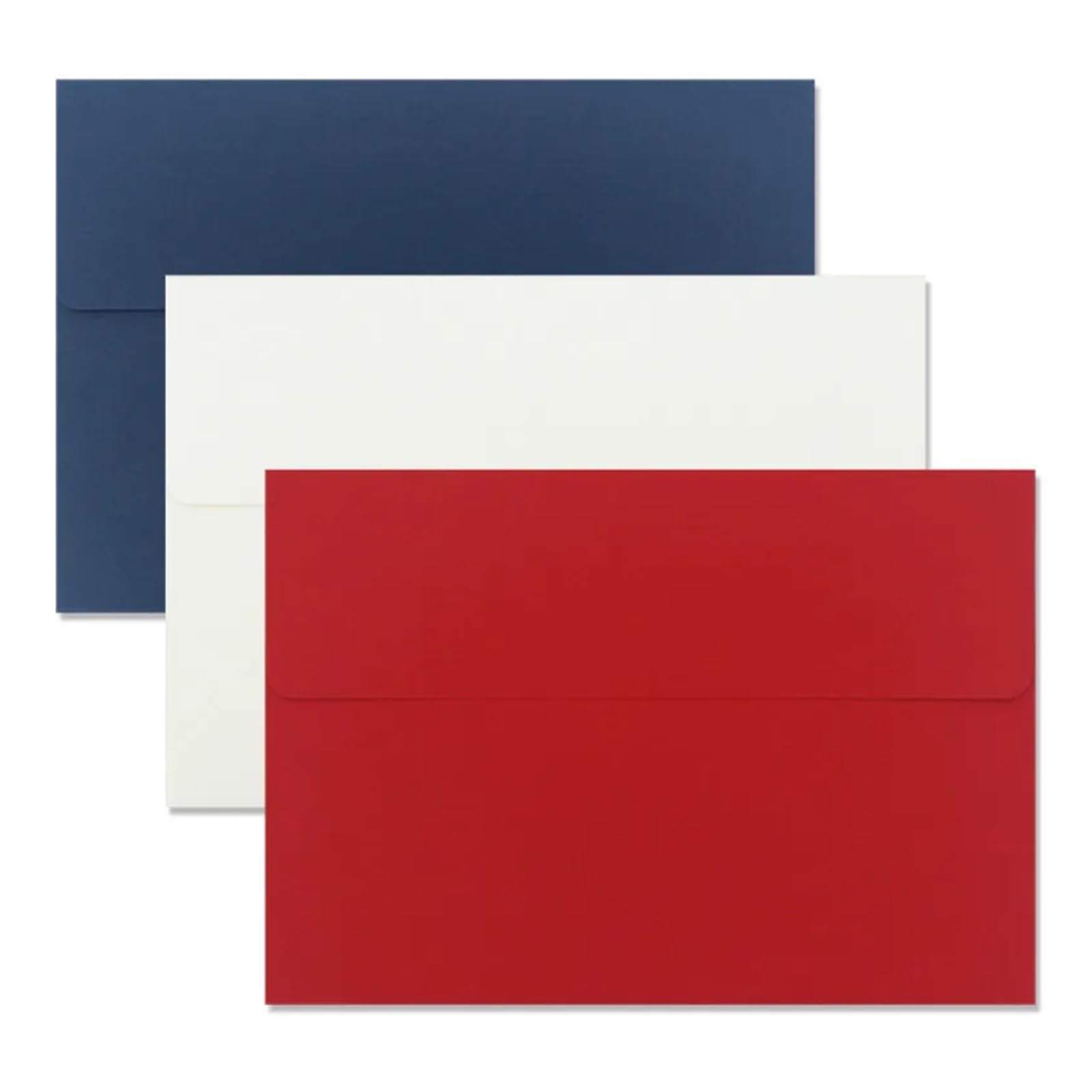 Busta Kraft Busta di Carta Busta Spessa Buste Classiche Inviti Biglietto d'invito Aziendale Lettera Carta Speciale Busta Cancelleria for Matrimoni(Red)