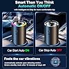 Smart Car Air Freshener, Car Diffuser with 3.4Oz Capacity Essential Oil Last 6 Months Fragrance, Air Fresheners for Women&Men with RGB Music Syncing Light, 5 Adjustable Spray, Auto On/Off(Azure) #4