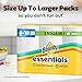 Bounty Essentials Select-A-Size Paper Towels, White, 2 Triple Rolls = 6 Regular Rolls (Packaging May Vary)