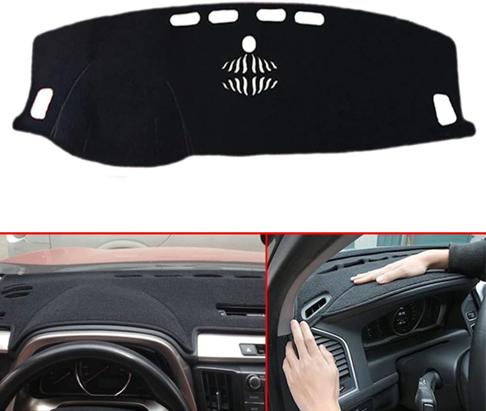 KAITIAN 1pcs Non-Slip Dash Cover Dashboard Cover Sun Visor Cover Dash Mat Dash Carpet Compatible for Mitsubishi Outlander 2013 2014 2015 2016 2017 2018 2019 2020 2021
