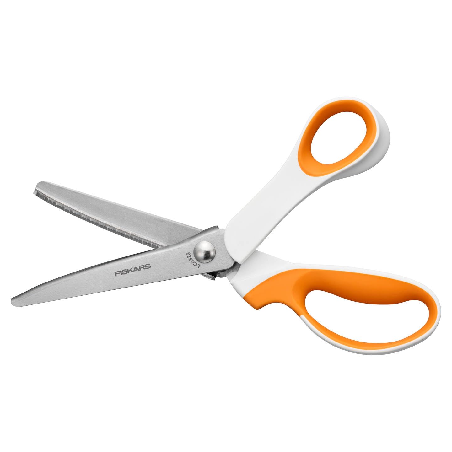 Fiskars Soft Grip Pinking Shears24Cm Premium Stainless Steel Ergonomic Comfort from B&Q